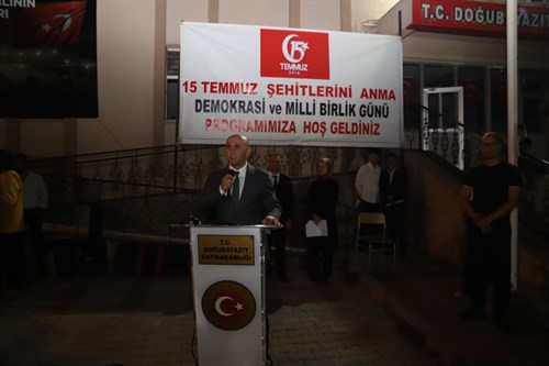 15 Temmuz Demokrasi ve Milli Birlik Günü Anma Programı Gerçekleştirildi