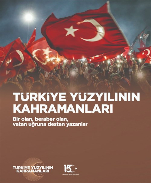 Kaymakamımız Sayın Murat Ekinci'nin "15 Temmuz Demokrasi ve Milli Birlik Günü" mesajı